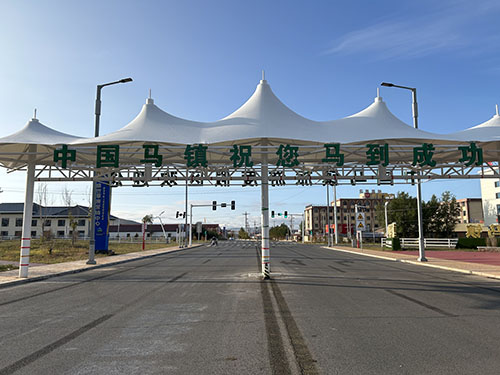 中国马镇入口膜结构